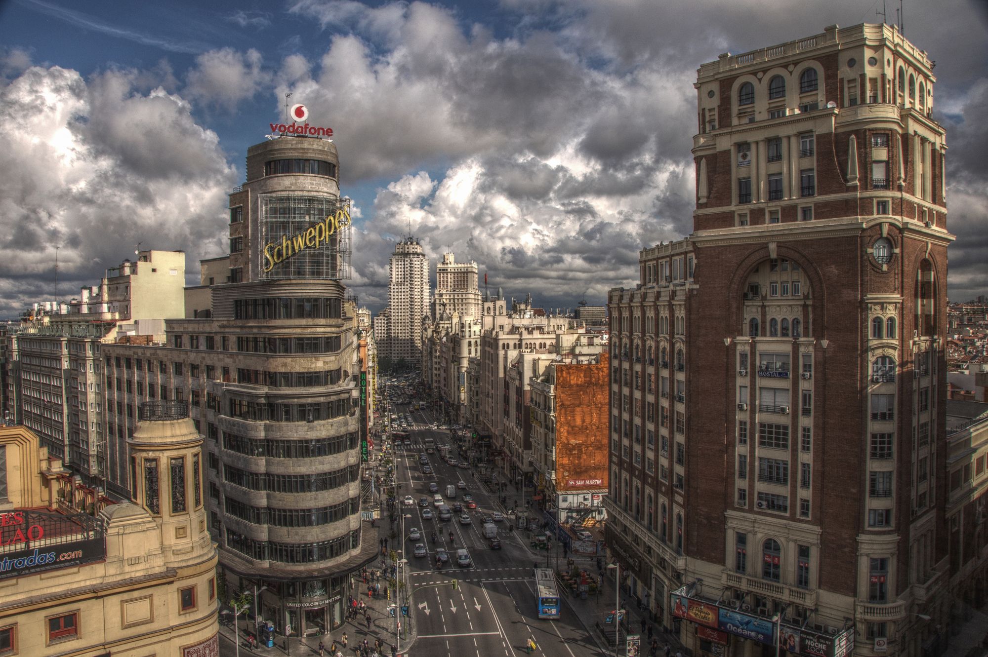 Gran Vía in Madrid